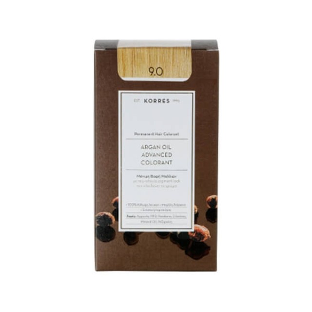 KORRES - ARGAN OIL Advanced Colorant 9.0 Κατάξανθο Φυσικό | 50ml