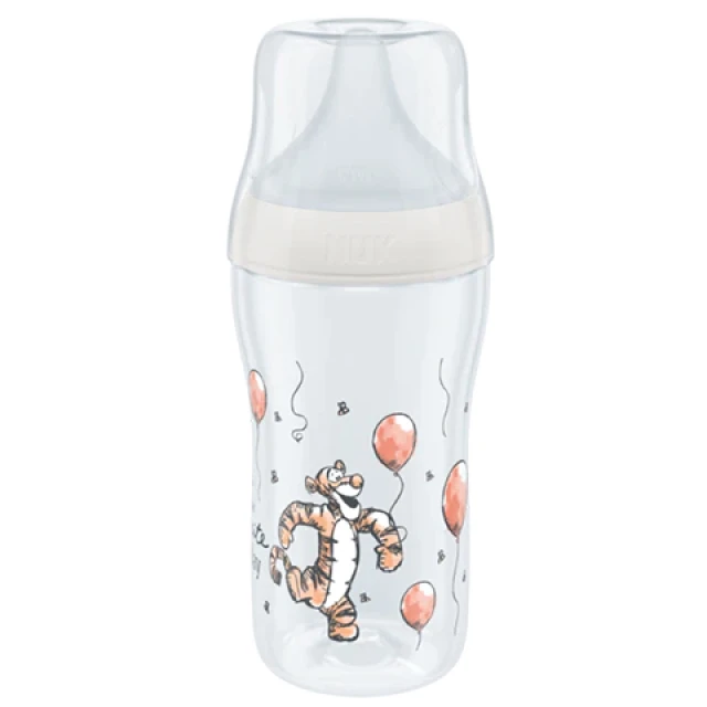 NUK - Disney Winnie Pooh Τίγρης Perfect Match Μπιμπερό με μαλακή θηλή σιλικόνης (Art.10216309) 260ml