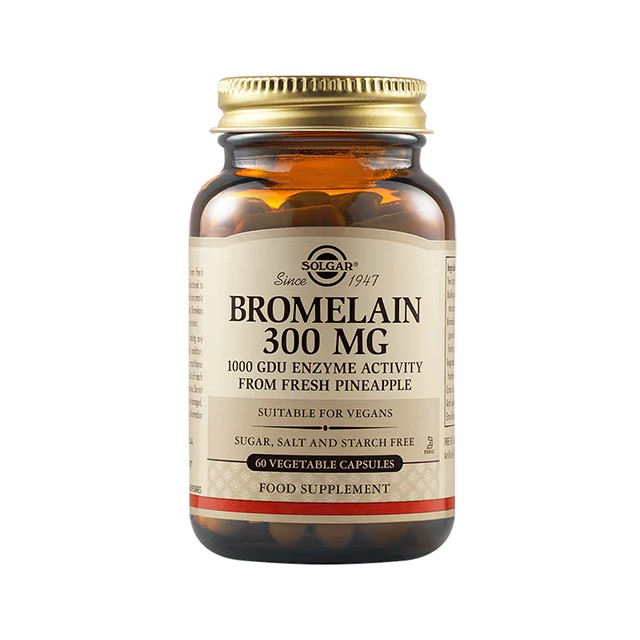 Solgar Bromelain 300mg 60veg.caps