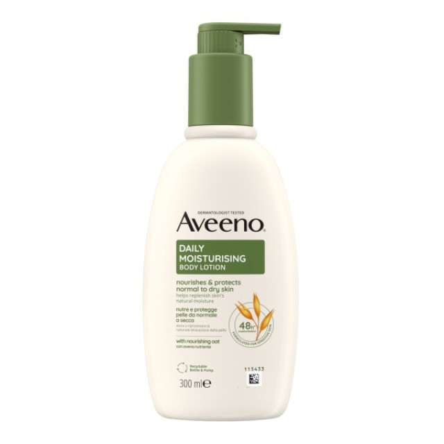 Aveeno Daily Moisturising Body Lotion Ενυδατικό Γαλάκτωμα Σώματος, 300ml