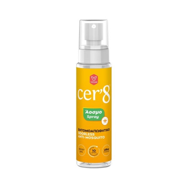 Vican Cer8 Άοσμο Εντομοαπωθητικό Spray, 100ml