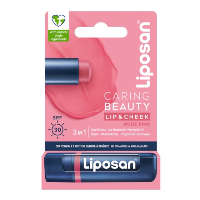 Liposan Caring Beauty Lip & Cheek Nude Pink 4.8gr