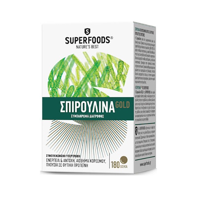 SUPERFOODS - Spirulina Gold | 180tabs