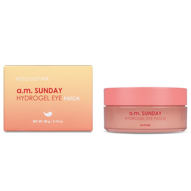 Kocostar a.m. Sunday Hydrogel Eye Patch Eπιθέματα Ματιών, 24τεμ