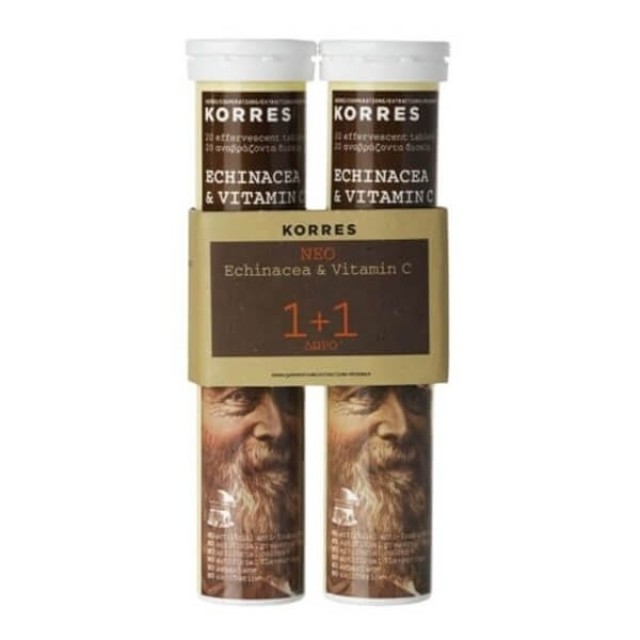 KORRES - Echinacea & Vitamin C (1+1) | 2x18tabs