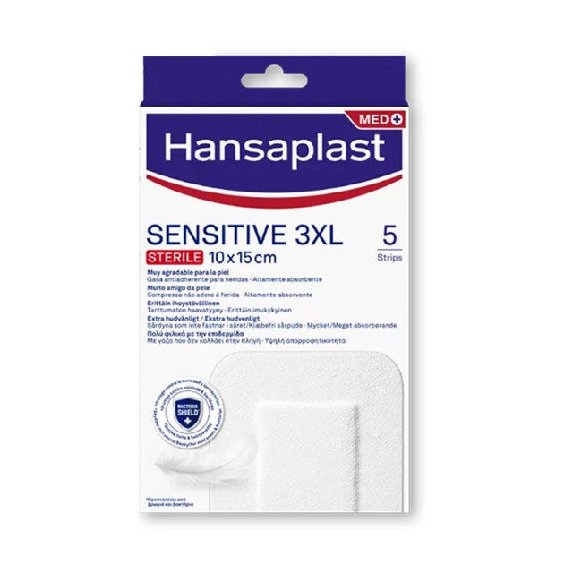 HANSAPLAST - Sensitive 3XL Επιθέματα 10x15cm | 5strips