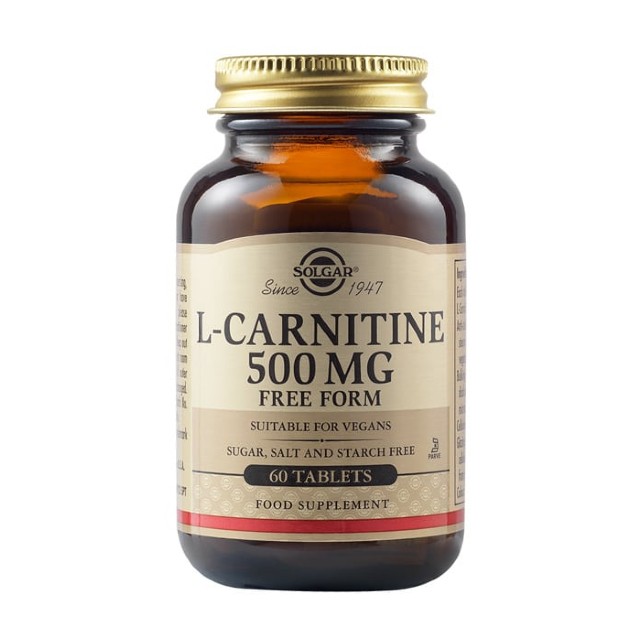 Solgar L-Carnitine 500mg 60tabs