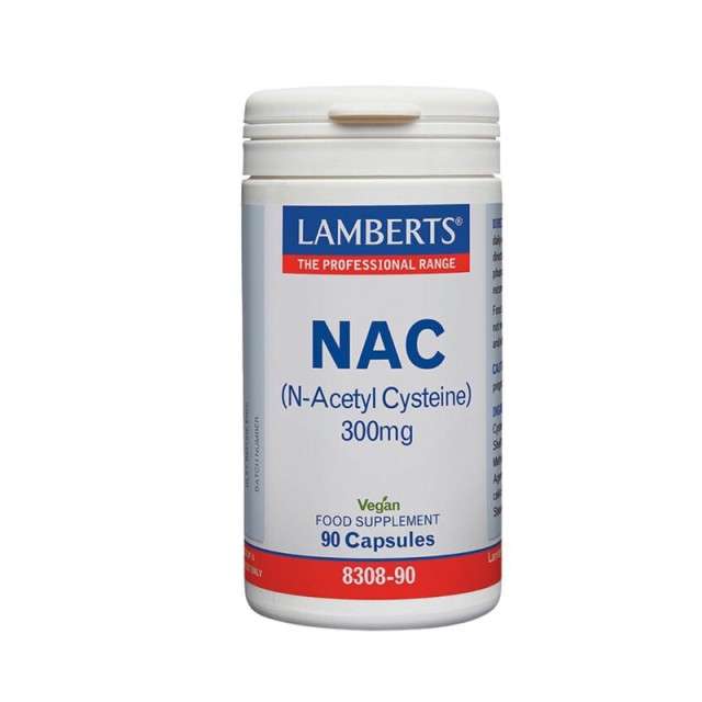 Lamberts NAC N-Acetyl Cysteine 300mg 90 Κάψουλες