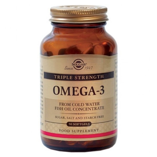 SOLGAR - Omega3 Triple Strength | 50 Softgels