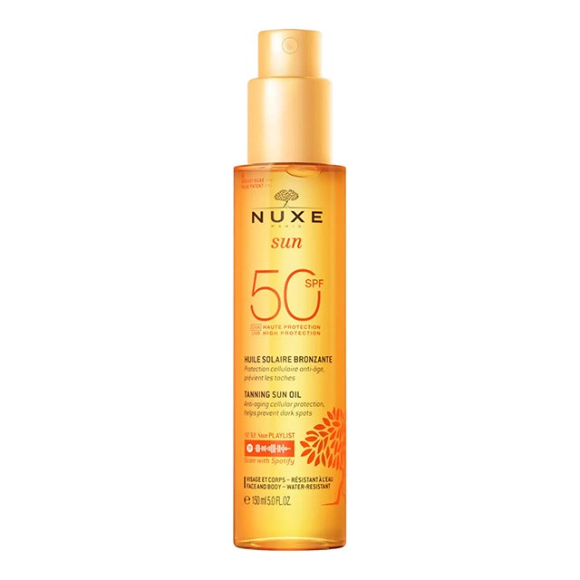NUXE -  Sun Tanning Oil SPF50 Face & Body | 150ml