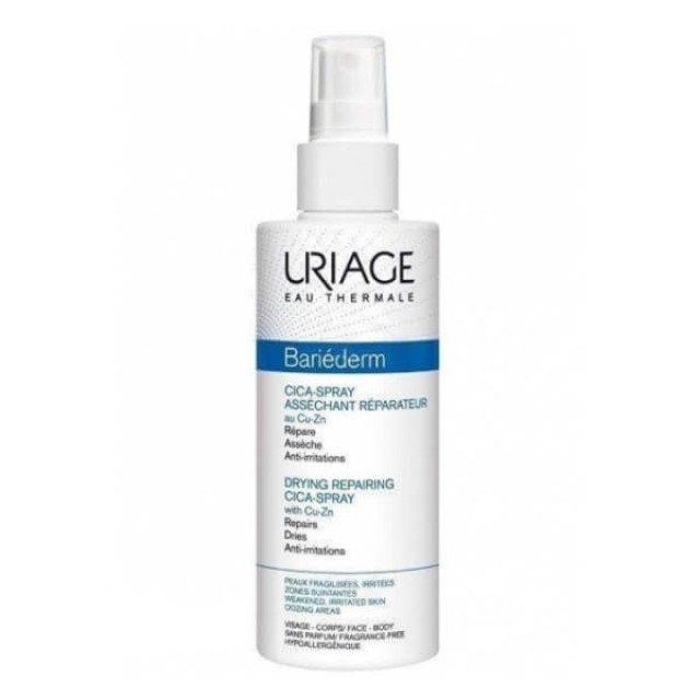 URIAGE - Bariederm Cica Spray Assechant Reparateur au Cu-Zn | 100ml