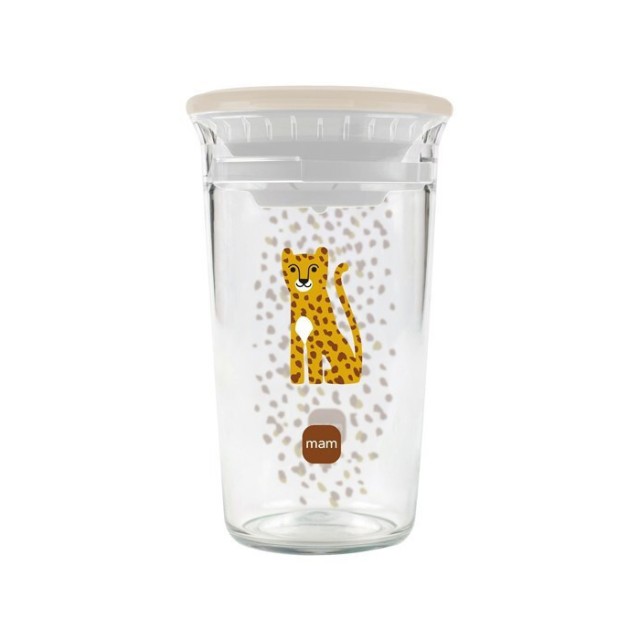 MAM Easy To Drink Cup Εκπαιδευτικό Μπιμπερό Πλαστικό 8+ 290ml Γκρι
