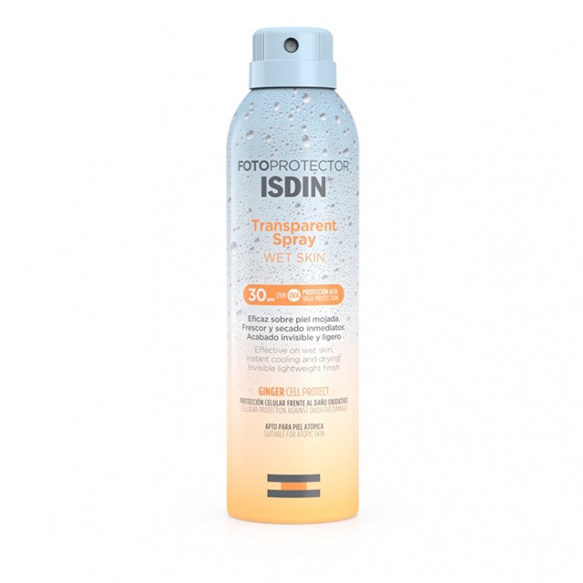 ISDIN - Fotoprotector Transparent Spray Wet Skin SPF30 | 250ml