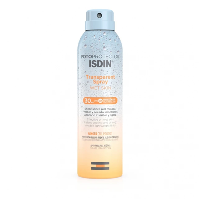 ISDIN - Fotoprotector Transparent Spray Wet Skin SPF30 | 250ml