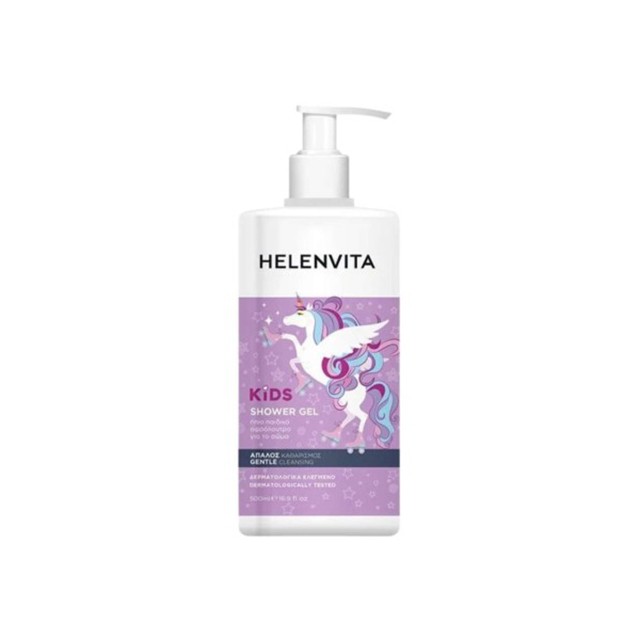 Helenvita Kids Unicorn Shower Gel Ήπιο Παιδικό Αφρόλουτρο 500ml