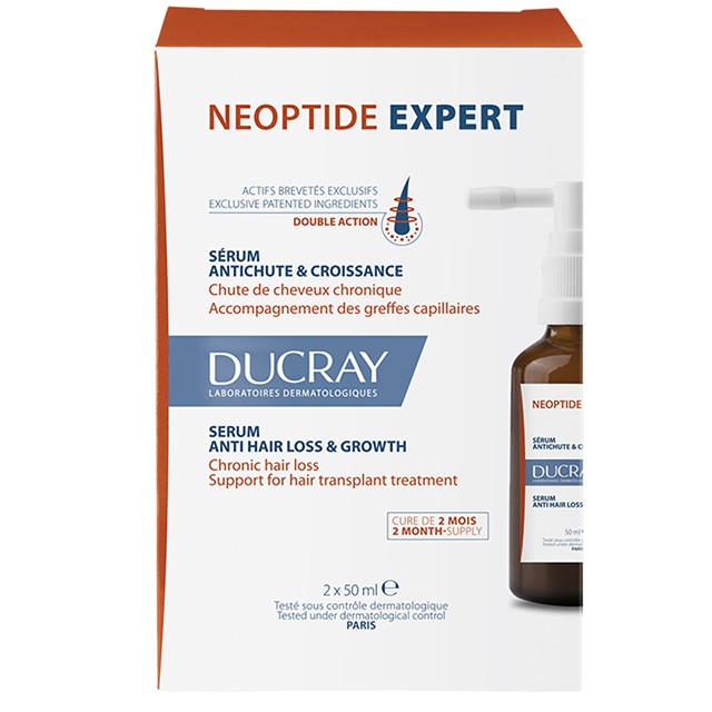 DUCRAY - Neoptide Expert Anti-hair Loss & Growth Serum  | 2x50ml