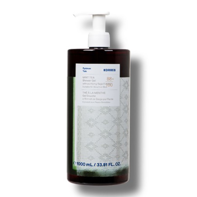 Korres Αφρόλουτρο Πράσινο Τσάι, 1000ml