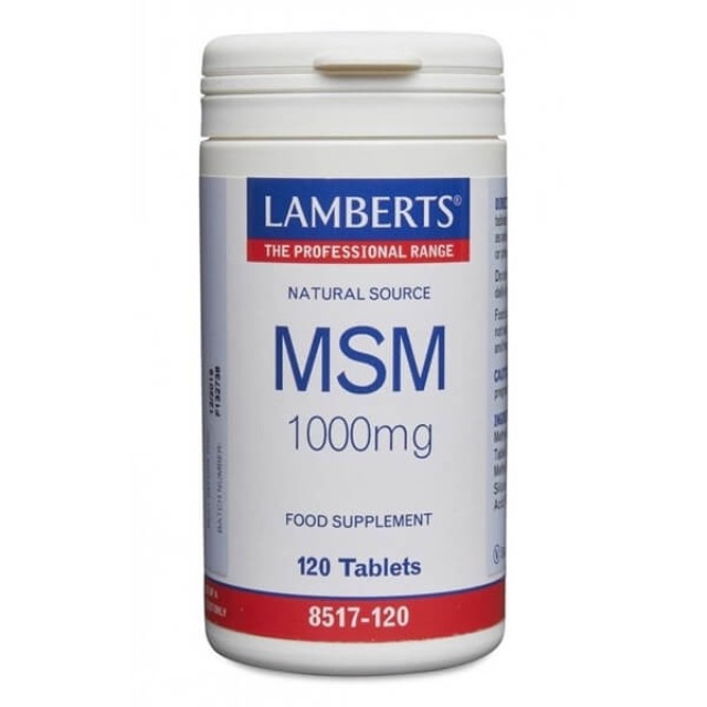 LAMBERTS - MSM 1000mg | 120 tabs