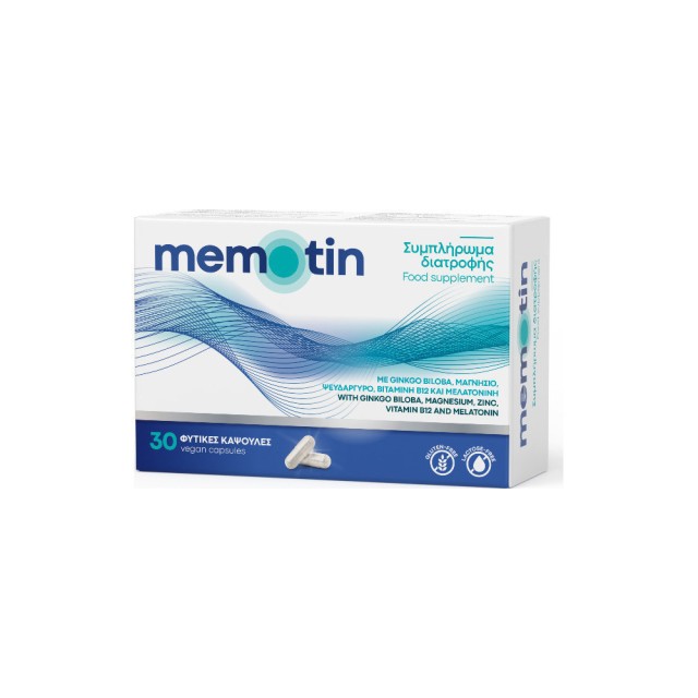 BioAxess Memotin Συμπλήρωμα για τον Ύπνο 30 φυτικές κάψουλες