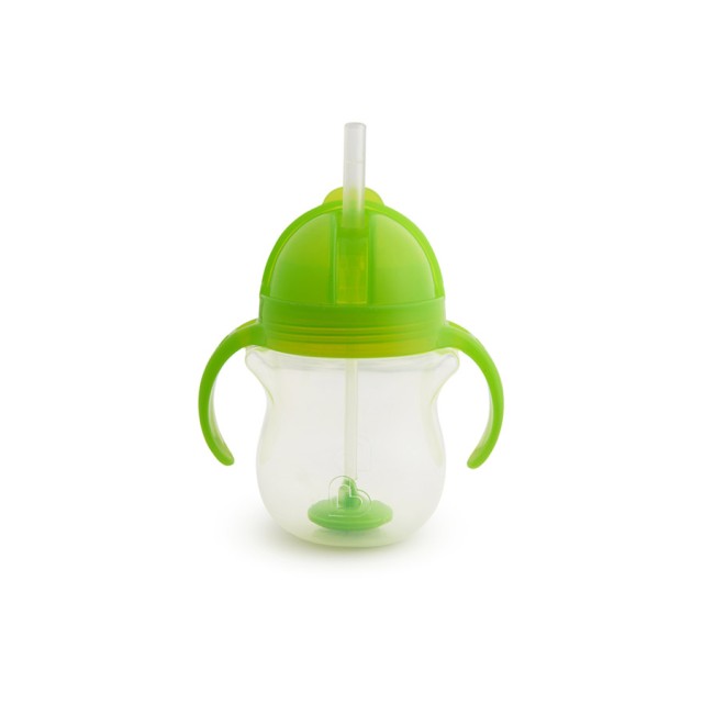 MUNCHKIN - Tip & Sip Straw Cup Green 6m+ | 207ml