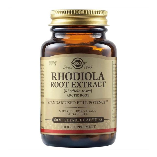 SOLGAR - Rhodiola Root Extract | 60 veg.caps
