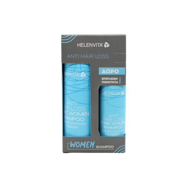 HELENVITA - Anti Hair Loss Tonic Lotion (100ml) & Δώρο Anti Hair Loss Tonic Women Shampoo (100ml)