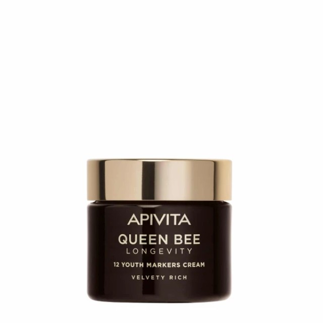 Apivita Queen Bee Longevity Πλούσια Βελούδινη Κρέμα για Δράση σε 12 Δείκτες Νεότητας 50ml