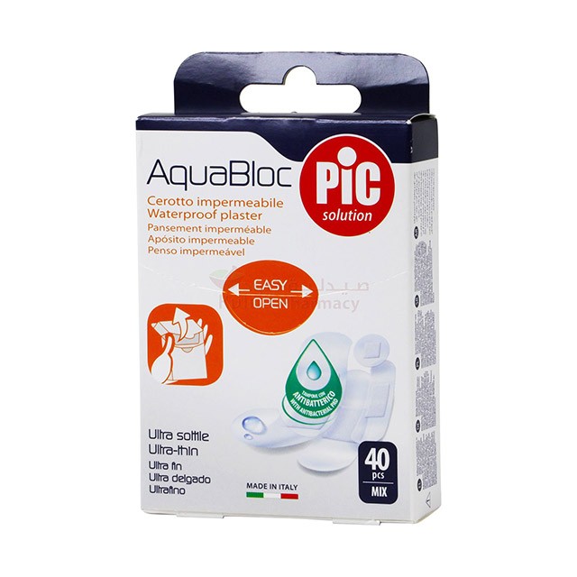 PIC SOLUTION - Aqua Bloc Αδιάβροχα Τσιρότα | 20τμχ