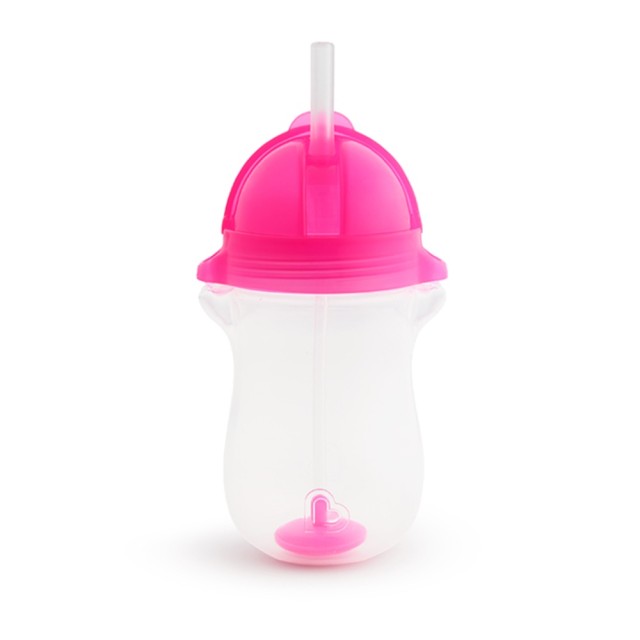 MUNCHKIN - Tip & Sip Straw Cup Pink 12m+ | 296ml