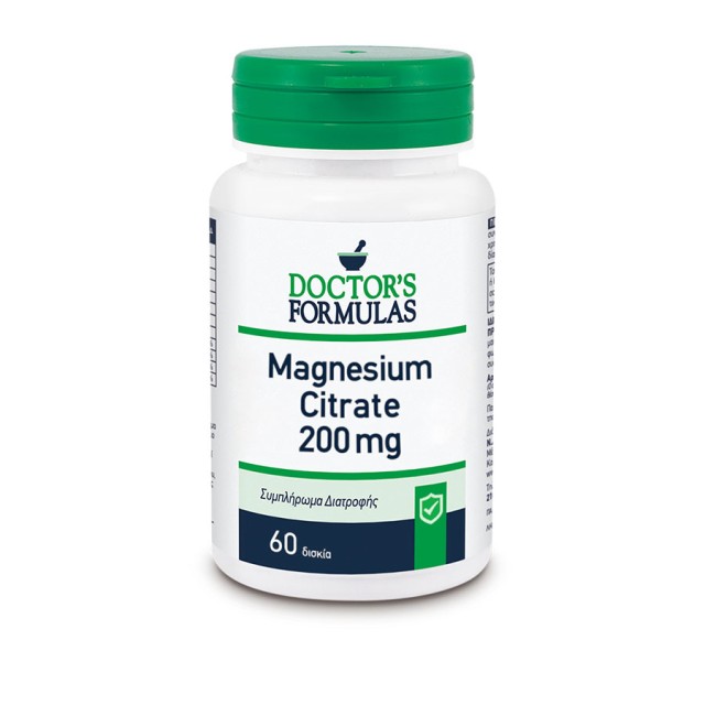 DOCTORS FORMULAS - Magnesium Citrate 200mg | 60caps