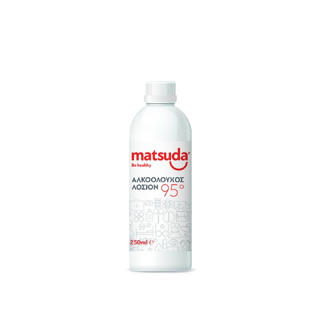 MATSUDA - Οινόπνευμα Αλκοολούχος Λοσιόν 95 Βαθμών | 250ml