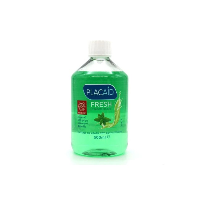 PLACAID - Fresh Mouthwash Μέντα | 500ml