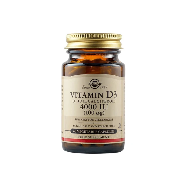 SOLGAR - Vitamin D3 4000 IU 100mg | 60 caps