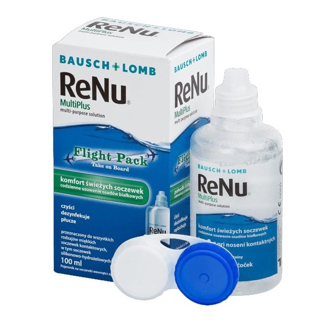 BAUSCH & LOMB - ReNu MultiPlus Υγρό Διάλυμα Φακών Επαφής Flight Pack | 100ml