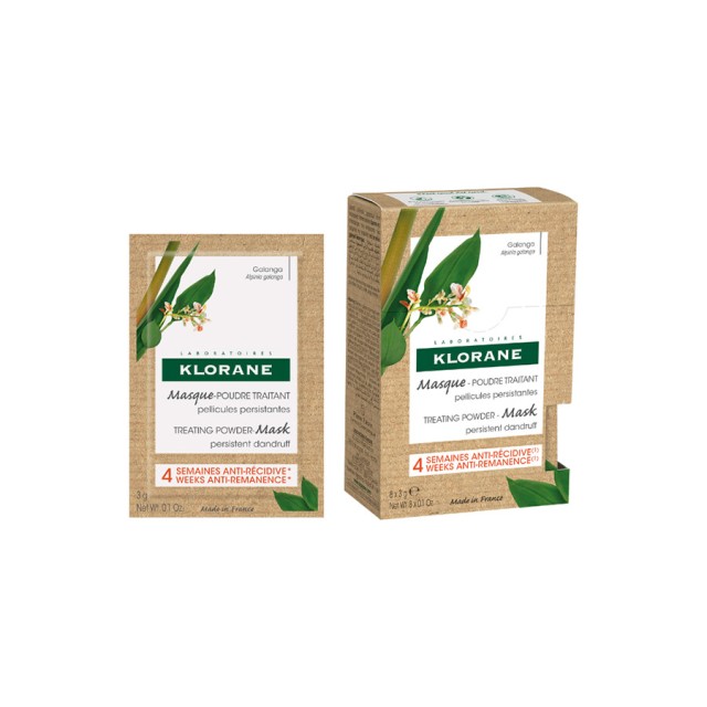 KLORANE - Galanga Bio Hair Mask Powder | 3x8gr