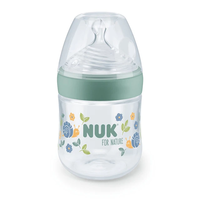 NUK - for Nature Μπιμπερό PP Με Δείκτη Ελέγχου Θερμοκρασίας Πράσινο | 150ml