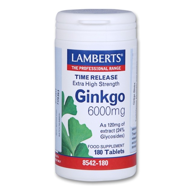 LAMBERTS - Ginkgo 6000mg | 180 tabs