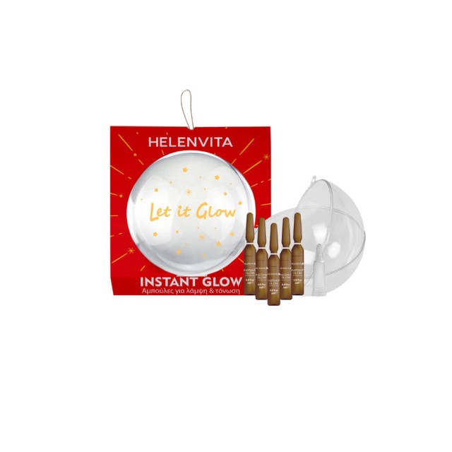 HELENVITA - Let it Glow Instant Glow Ampoules (5x2ml) & Dropper (1τμχ)