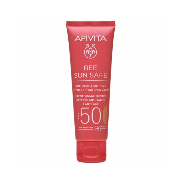 APIVITA - Bee Sun Safe Anti-Spot & Anti-Age Tinted Golden SPF50 | 50ml