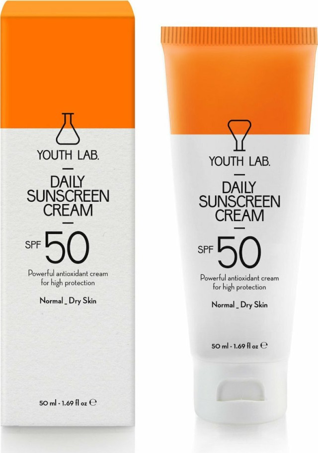 YOUTH LAB - Daily Sunscreen Cream SPF50 Normal To Dry Skin | 30ml