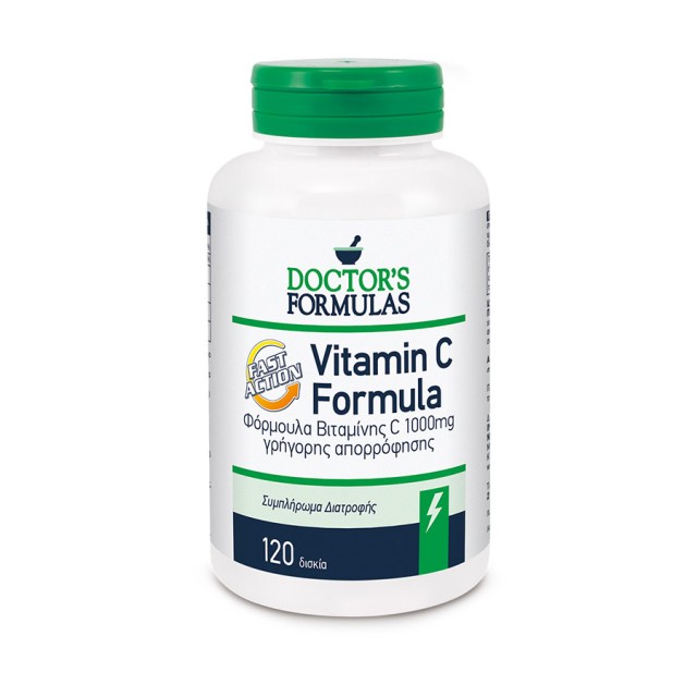 DOCTORS FORMULAS -  Vitamin C 1000mg Formula Fast Action | 120tabs
