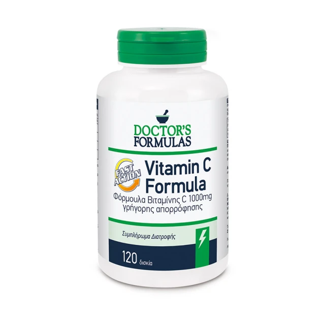 DOCTORS FORMULAS -  Vitamin C 1000mg Formula Fast Action | 120tabs
