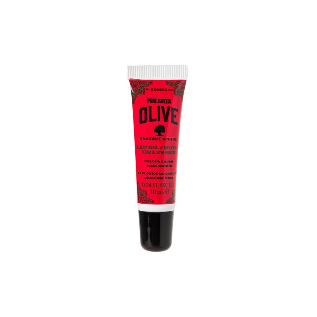 KORRES - Pure Greek Olive Color Crush Pink Orchid Lip Oil | 10ml
