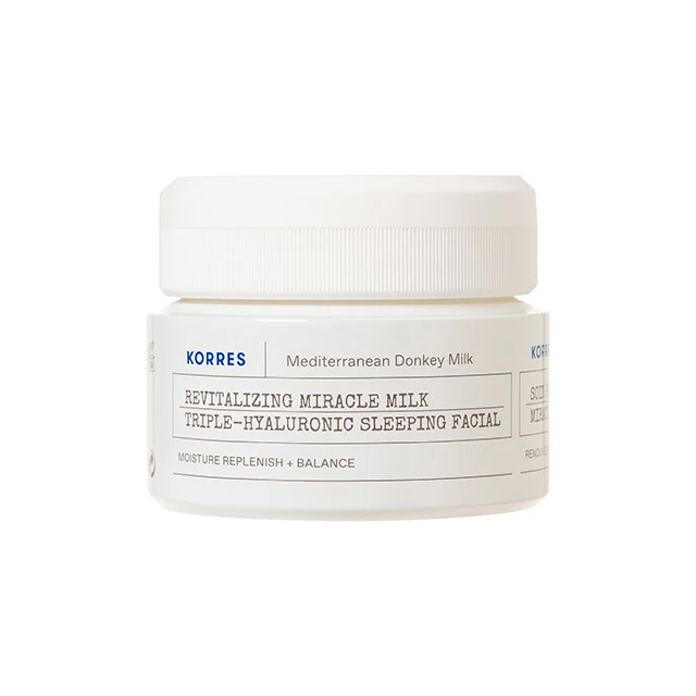 KORRES - Mediterranean Donkey Milk Revitalizing Miracle Milk Triple-Hyaluronic Sleeping Facial | 40ml