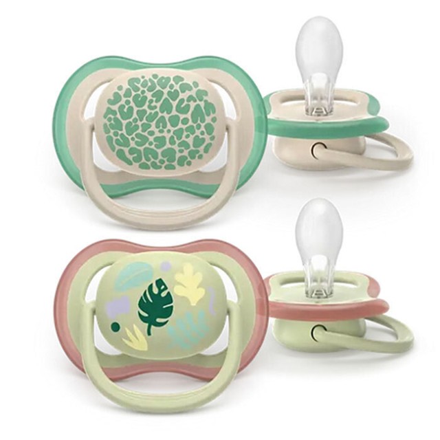 Philips Avent Ultra Air Colors of Nature Πιπίλες Σιλικόνης 6-18 Μηνών, 2τμχ