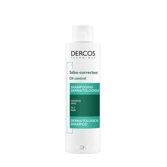 VICHY - Dercos Oil Control Dermatological Shampoo for Oily Hair | 200ml