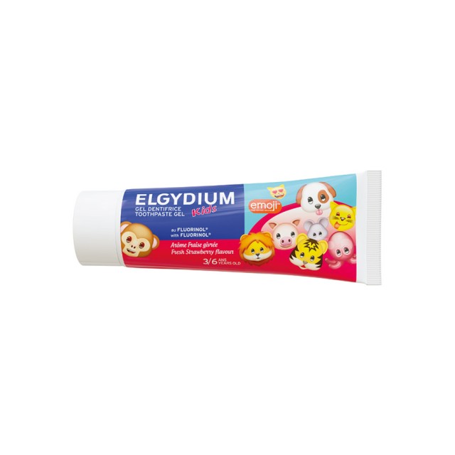 ELGYDIUM - Kids Emoji Toothpaste Strawberry 1000ppm 3-6 ετών | 50ml