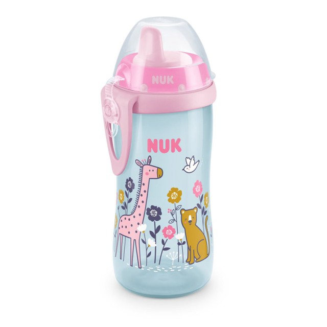NUK - Kiddy Cup Παγουράκι Ροζ με ρύγχος 12m+ (10.527.311) | 300 ml