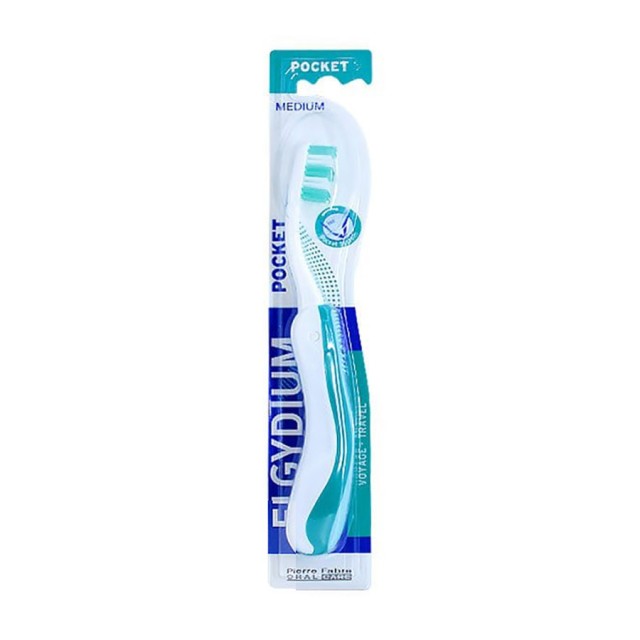 ELGYDIUM - Pocket Toothbrush Τιρκουάζ | 1τμχ