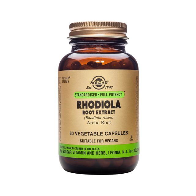 SOLGAR - Rhodiola Root Extract | 60 veg.caps